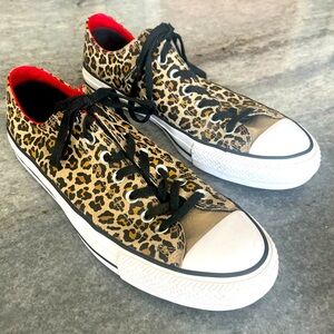 Leopard print Converse Chuck Taylor All Star Pro Ox Low Top size 12 men’s 14 (W)